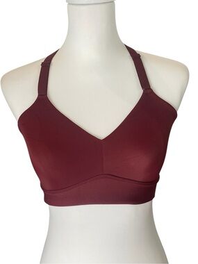 Harper Wilde Bliss Lace Triangle Bralette , Burgundy, Large